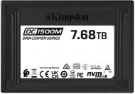 SSD-накопичувач Kingston DC1500M Enterprise 7680GB U.2 PCI Express 3.0 x4 3D TLC (SEDC1500M/7680G) SSD-накопичувач Kingston DC1500M Enterprise 7680GB U.2 PCI Express 3.0 x4 3D TLC (SEDC1500M/7680G)
