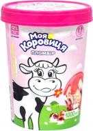 Мороженое Україна пломбир с вишней картонное ведро 500 г