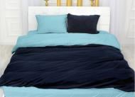 Наволочка велюр Winter Terry 28-0030 Geranium 50x50 см синий/бирюзовый MirSon