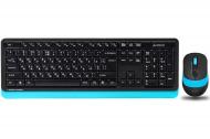 A4Tech Комплект клавіатура та миша A4Tech Fstyler F1010 Black+ Blue