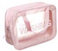 Косметичка Washbag 29,5х10,5х20 см розовый ЕВА/полиуретан