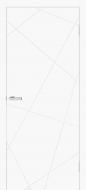 Дверное полотно ОМиС Cortex Геометрия 03 ПГ 900 мм белый silk matt