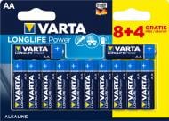 Батарейка Varta Longlife Power 12 (8+4) Alkaline AA (R6, 316) 12 шт. (04906121472)