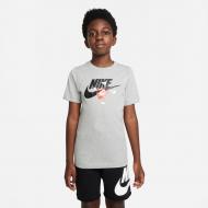 Футболка Nike B NSW TEE FUTURA BOXY SP22 DO1806-063 р.M серый