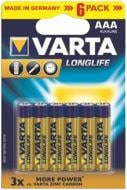 Батарейка Varta Varta LONGLIFE AAA BLI 6 (04103101416) AAA (R03, 286) (04103101416)