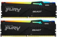 Оперативна пам'ять Kingston DDR5 SDRAM 16 GB (2x8GB) 4800 MHz (KF548C38BBAK2-16) FURY Beast RGB