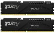 Оперативная память Kingston DDR5 SDRAM 16 GB (2x8GB) 5200 MHz (KF552C40BBK2-16) FURY Beast Black