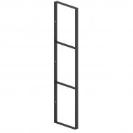Кронштейн для полок Valore Тройной прямоугольник Loft черный SB3-TR-21