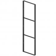 Кронштейн для полок Valore Тройной прямоугольник Loft черный SB3-TR-28