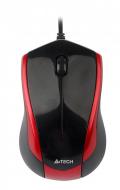 Мышка A4Tech N-400-2 (Red+Black) red