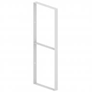 Кронштейн для полок Valore Двойной прямоугольник Loft белый Sw3-DR-21
