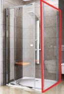 Душова стінка Ravak Pivot PPS-100 полірований алюміній TRANSPARENT 90GA0C00Z1