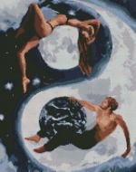 Алмазная мозаика Инь и янь 40х50 см Идейка