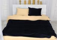 Наволочка велюр Winter Terry 28-0039 Hibiscus 40x40 см черный/кремовый MirSon