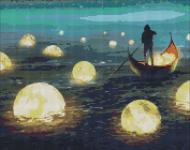 Алмазная мозаика Лунная гавань 40х50 см Идейка