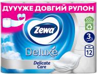 Туалетная бумага Zewa Deluxe белая лимитированная коллекция трехслойная