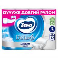 Туалетний папір Zewa Deluxe білий лімітована колекція тришаровий