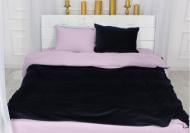 Наволочка велюр Winter Terry 28-0041 Chrysanth 45x45 см черный/лиловый MirSon