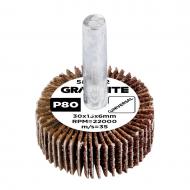 Круг лепестковый GRAPHITE 30 мм P80 58T402