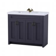 Тумба підлогова Aqua Rodos Waterford антрацит з умивальником Frame 100 см Тумба підлогова Aqua Rodos Waterford антрацит з умивальником Frame 100 см