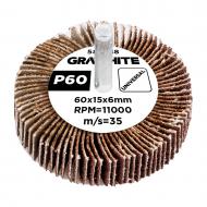 Круг лепестковый GRAPHITE 60 мм P60 58T388