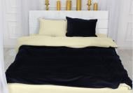 Наволочка велюр Winter Terry 28-0044 Gloxinia 70x70 см черный/светло-желтый MirSon