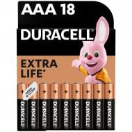 Батарейка Duracell AAA (мизинчиковые) 18 шт.