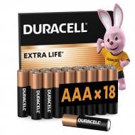 Батарейки щелочные Duracell AAA (мизинчиковые) 18 шт.