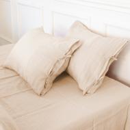 Наволочка Linen Natural Amalia 50x70 см песочный/бежевый MirSon