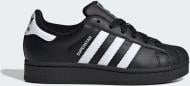 Кроссовки детские Adidas SUPERSTAR II J CBLACK/FTWWHT/CBLACK JH9977 р.39 1/3 черные