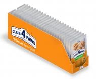 Корм влажный для котов Club 4 Paws с курицей в желе пауч 24 шт 85 г Корм влажный для котов Club 4 Paws с курицей в желе пауч 24 шт 85 г