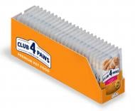 Корм влажный Club 4 Paws PREMIUM с телятиной в соусе пауч 24 шт 85 г
