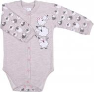 Боді дитяче для дівчинки Baby Veres Sheep heat р.80 коричневий