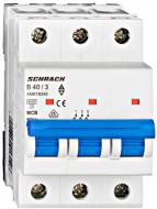 Автоматический выключатель Schrack 3P В 40А (6кА) AM618340--