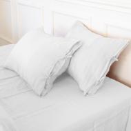 Наволочка Linen Natural Winter flower 40x60 см белый MirSon