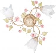 Люстра потолочная Геотон 3xE14 золотисто-бежевый НПБ 02-3х60-063 Р-В132