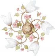 Люстра стельова Геотон 5xE14 золотисто-бежевий НПБ 02-5х60-064 Р-В152