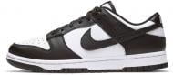 Кросівки жіночі демісезонні Nike DUNK LOW WHITE BLACK DD1503-101 р.38 чорно-білі