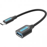 Переходник USB Vention 3.1 Type-C to USB AF (OTG) 0,15 м черный (CCVBB)