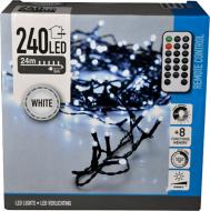 Электрогирлянда холодный белый встроенный светодиод (LED) 240 ламп 24 м