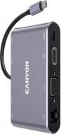 USB-хаб Canyon мультипортовый 8-в-1 USB-C DS-14 (CNS-TDS14)