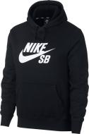 Джемпер Nike M NK SB ICON HOODIE PO ESSNL AJ9733-010 р. M чорний