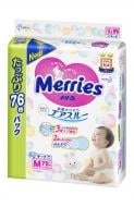 Подгузники Merries M 6-11 кг 76 шт.