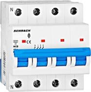 Автоматический выключатель Schrack 3P+N В 32А (6кА) AM618832--