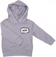 Джемпер для девочки Luna Kids р.104 серый меланж 103543