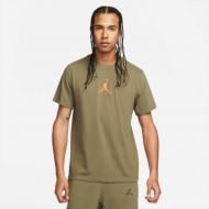 Футболка Jordan M J JUMPMAN DF SS CREW CW5190-222 р.L зеленый