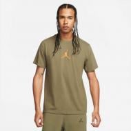 Футболка Jordan M J JUMPMAN DF SS CREW CW5190-222 р.M зеленый