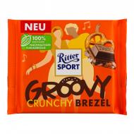 Молочный шоколад Ritter Sport с кусочками кренделей и кукурузными хлопьями 100 г (4000417601117)