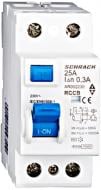 Пристрій захисного відключення Schrack 10кА/300мА 2P 25А AC AR002230--