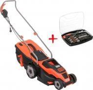 Газонокосилка электрическая Black+Decker EMax34i + набор из 40 предметов А7062 в подарок